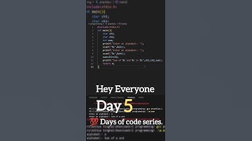 Day:- 5/100 coding ke alwa baki subjects pe bhi dhyan dena hai #100daysofcode #coding #code #coder.