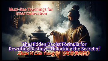 The Hidden Daoist Formula for Rewriting Destiny —Unlocking the Secret of Zhou Yi Can Tong Qi 《周易参同契》