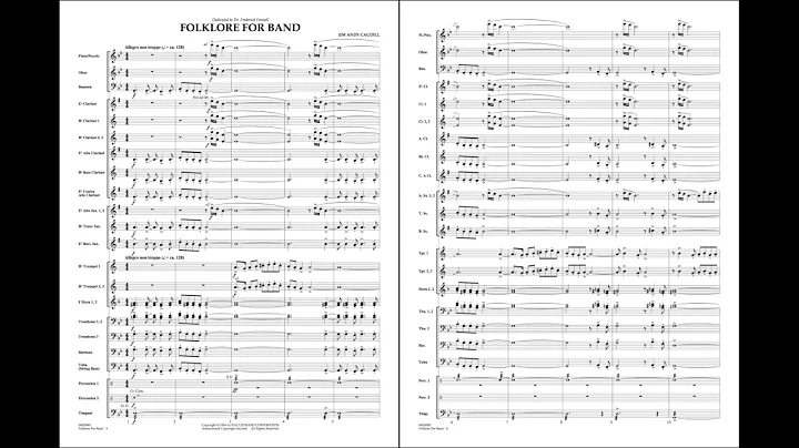 Folklore for Band by Jim Andy Caudill