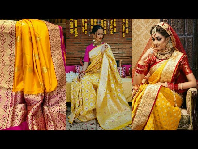 Banarasi sari for bride,दुल्हन के लिए खरीद रही हैं बनारसी साड़ी, तो इन 5  बातों का रखें ध्यान - lifestyle banarasi sari for bride and quality -  Navbharat Times