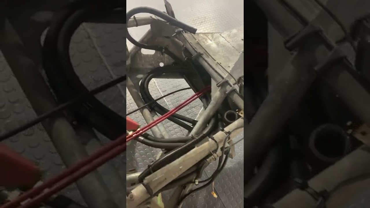 Lotus Esprit S4S chassis Pressure washed and cleaned.