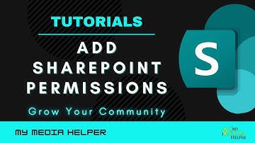 Add SharePoint Permissions to Group and Communication Sites