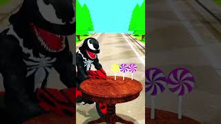 hulk and venom eat all candy's #hulk #venom #spiderman