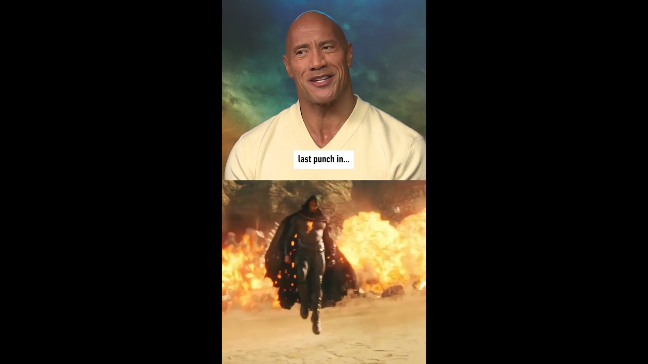 Black Adam Vs Superman Dwayne Johnson Doesn T Know Who Will Win Blackadam Dc Shorts