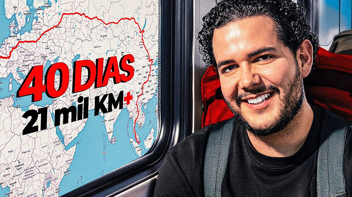 Cruzei o planeta APENAS usando TREM (COMPLETÃO)