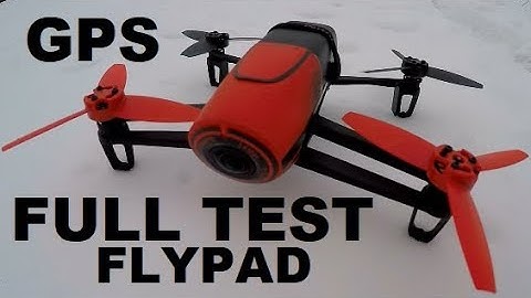 Parrot Bebop Full Flight Testing with Flypad COLD WEATHER gps drone review