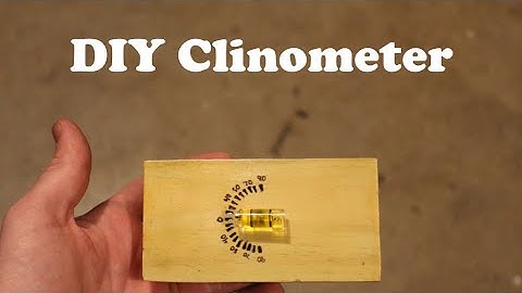 DIY Building a Simple Clinometer From Scraps