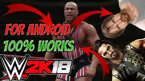 How To Download WWE2K18 For Android||WR3D BEST MOD