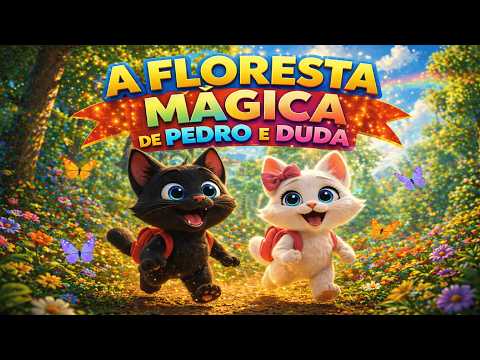 A Floresta Mágica de Pedro e Duda 🌳✨ | História Infantil Educativa