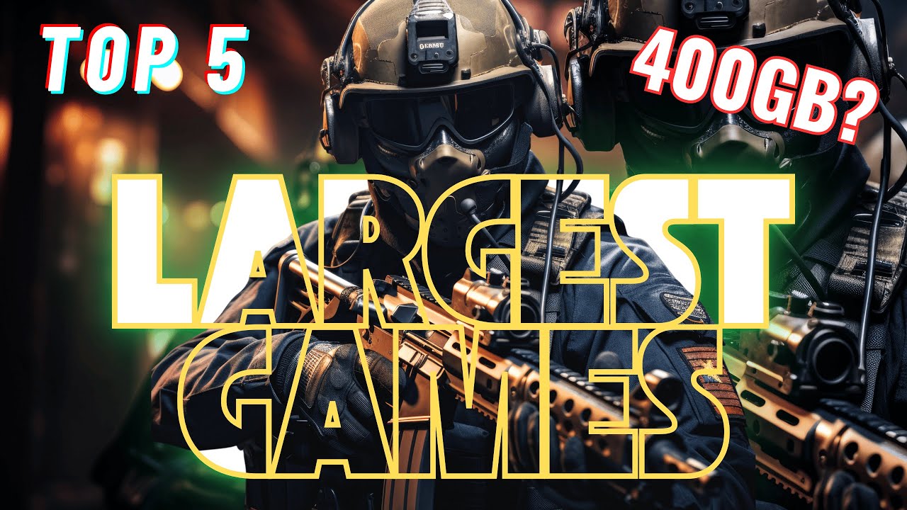 Top 5 Heaviest Games in the World by Size 2025 🌍 | Biggest PC, PS5 & Android Games Ever!