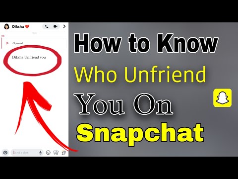 Snapchat Pe Unfriend Kiya Hai Kaise Pata Kare | How To Know Who Unfriended Me On Snapchat 2022