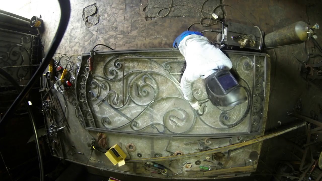 Таймлапс Кованной калитки - YouTube