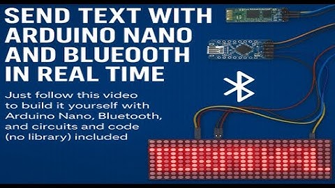 Send Text in Real Time to Dot Matrix LED | Arduino Nano + Bluetooth Project (No Library)