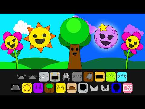 🌟Paper DIY🌟 INCREDIBOX SPRUNKI SUN & MOON! ☀️ Day Vs Night Planet Couple Makeover ✨