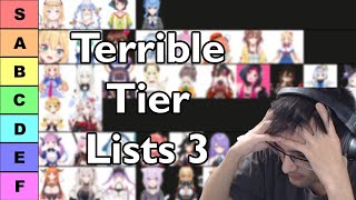 Finding The WORST Tier Lists: Hololive Fight Tier List