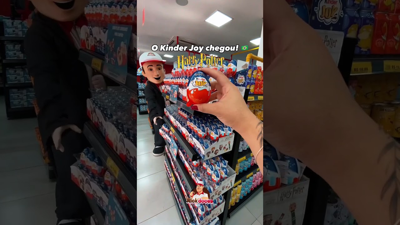 Kinder joy do Harry Potter na Rick doces! A maior loja de importados do Brasil 😍 