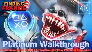 FINDING FRANKIE 100% Platinum Walkthrough | All Trophies & Achievements in 1 Playthrough