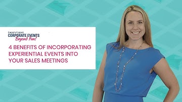 4 Benefits of Incorporating Experiential Activities into Your Sales Meeting