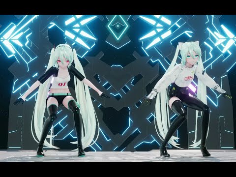 【Vocaloid MMD／4K／60FPS 】Hatsune Miku【Paranoia mikumikudance 】