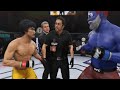 Bruce Lee vs. Big Smurf (EA sports UFC 3)