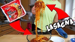I made RAMEN Lasagna