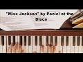 Panic! At The Disco - Miss Jackson ft. Lolo (Piano Cover + Tutorial) WITH FREE SHEET MUSIC