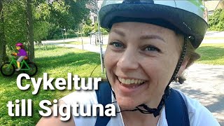 Sista arbetsdag, födelsedag och cykeltur till Sigtuna