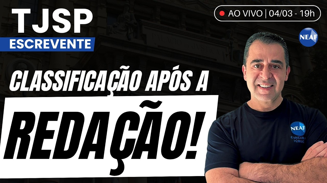 🔴 ESCREVENTE TJSP 2025 | Resultado Após Redação - Quais os Próximos Passos?