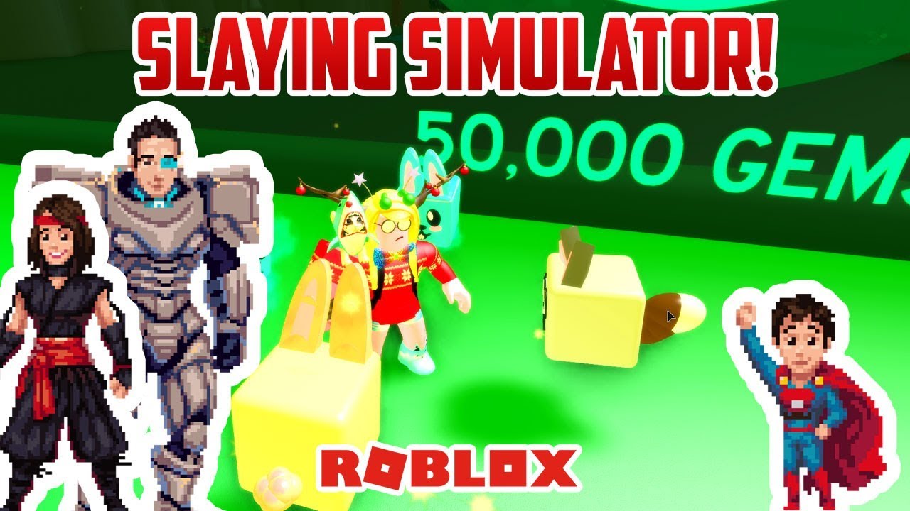 50 000 Gems Crazy Expensive Roblox Slaying Simulator Youtube - izzy game time roblox