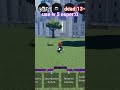 when i try to defeat chara and got an charater #roblox #cursedchild #chara #showdown #fight #boss
