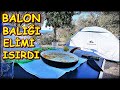 Harika Bir Koyda 2 Gün Kamp | Balon Balıkları Tekneye Saldırdı - Bir Sürü Balık Vurduk Yedik. Part:1