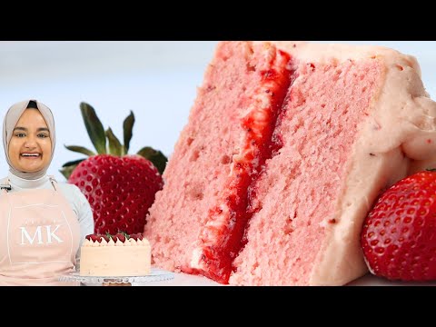 SO many failed STRAWBERRY CAKE recipes led to the best version I've ever had