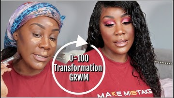 0-100 TRANSFORMATION | USING MY CURRENT FAVOURITE MAKEUP | DARK SKIN