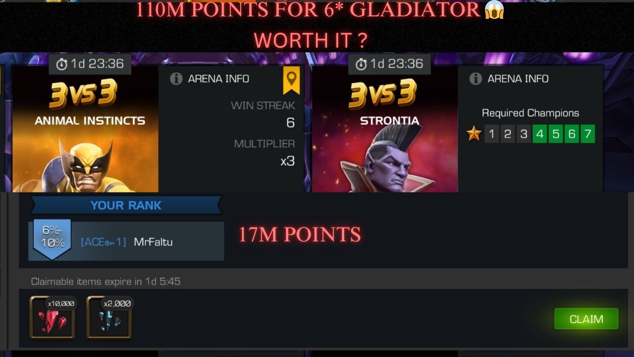 How Arena Point System Works How Much Points Do You Actually Need For 