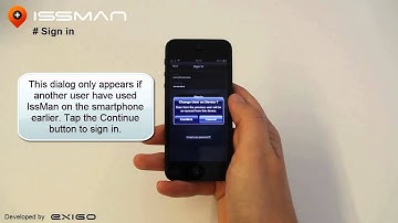 How to use IssMan # Sign in