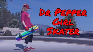 *Import* Dr Pepper Girl Skater (Skate 3)
