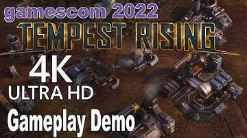 Tempest Rising Gameplay Demo gamescom 2022 [4K]