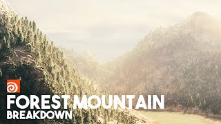 mountain forest dev / Houdini Breakdown