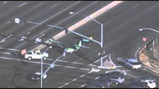 Raw: Plane Makes Emergency Landing on Calif Road