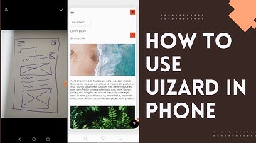 How To Use Uizard.io In Phone | How USE Screenshot