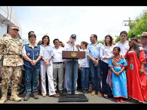 Declaración del Presidente Juan Manuel Santos en Paraguachón - 15 de septiembre