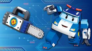 Quel Outil de Sauvetage Utilise POLI?│Série Outils de Sauvetage│EP 03 Tronçonneuse│Robocar POLI télé