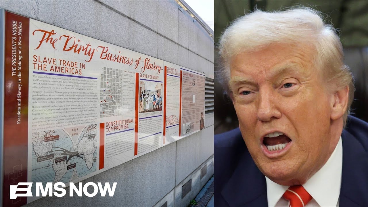 Trump admin ordered to restore slavery exhibit it removed at George Washington's PA home