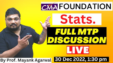 CMA Foundation Stats. MTP Full Discussion | Jan