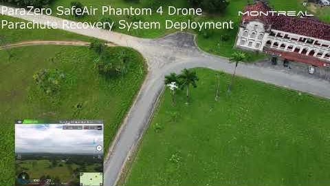 ParaZero SafeAir Phantom autonomous flight termination system testing @ 229 feet above ground level