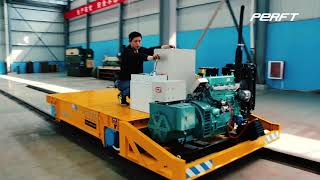 Electrical Industry Turntable Rail Transfer Car