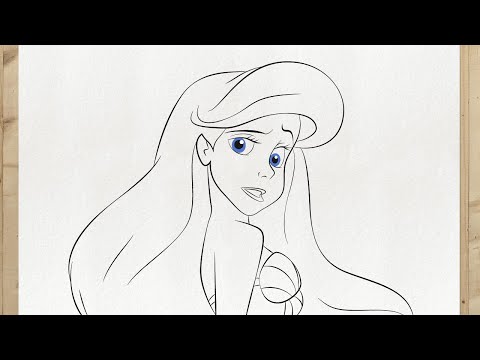 Vidéo: Comment Dessiner Ariel