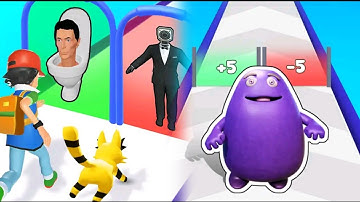 Monster Squad Rush | Grimase Run: Merge Master All Levels Android, ios Gameplay Mobile NEW UPDATE