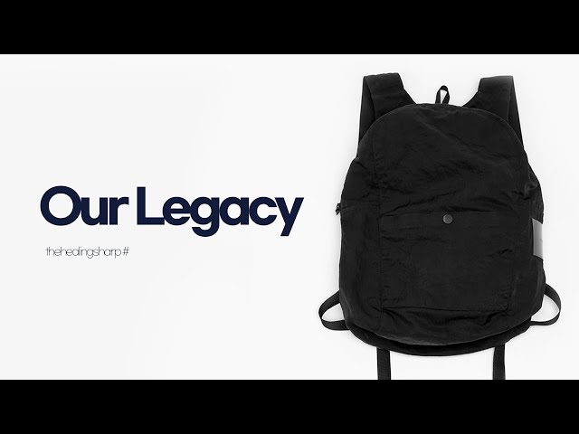 Our Legacy SLIM BACKPACK　A2228SBBL