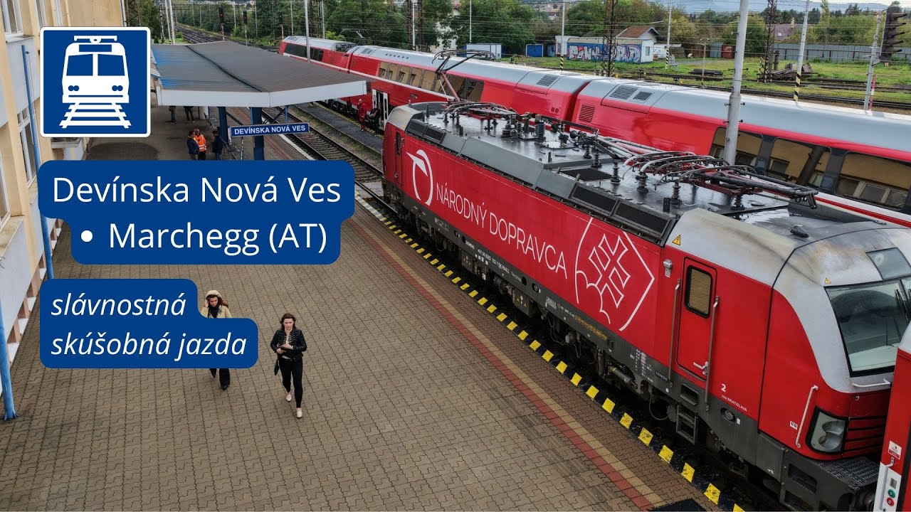 Devínska Nová Ves - Marchegg (a späť) Slávnostná skúšobná jazda po elektrifikovanej trati 6.10.2025